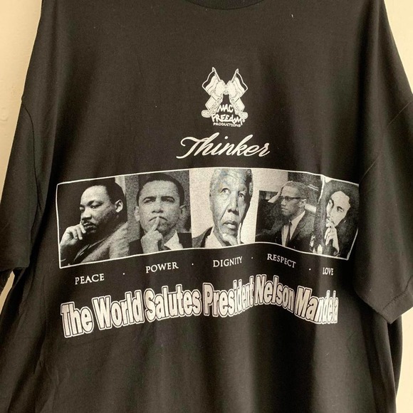 Nelson Mandela Freedom Fighter T Shirt - Picture 3 of 3